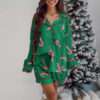 Women's Shirt And Pants Suit for night wear christmas - Image 4