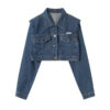 Women Short Denim Jacket Casual wear - Image 2