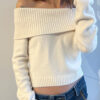 Women European And American All-matching Slim Fit Sweater for Femmes - Image 5