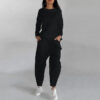 Women Sweatshirt Long Sleeve Back Trousers Women's Clothing - Image 7