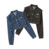 Women Short Denim Jacket Casual wear - Image 5